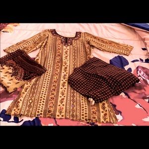 Ethnic Indian outfit 3 piece